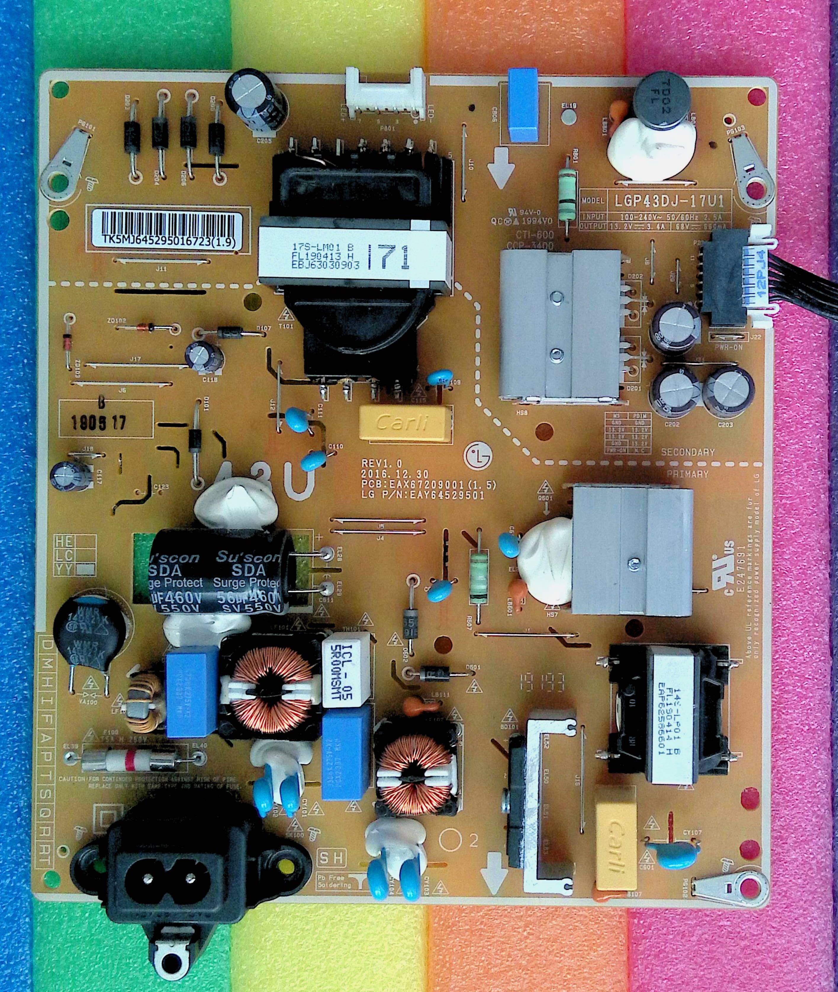 LGP43DJ-17U1 = EAX67209001 (1.5) = EAY64529501 - pozitia VK67