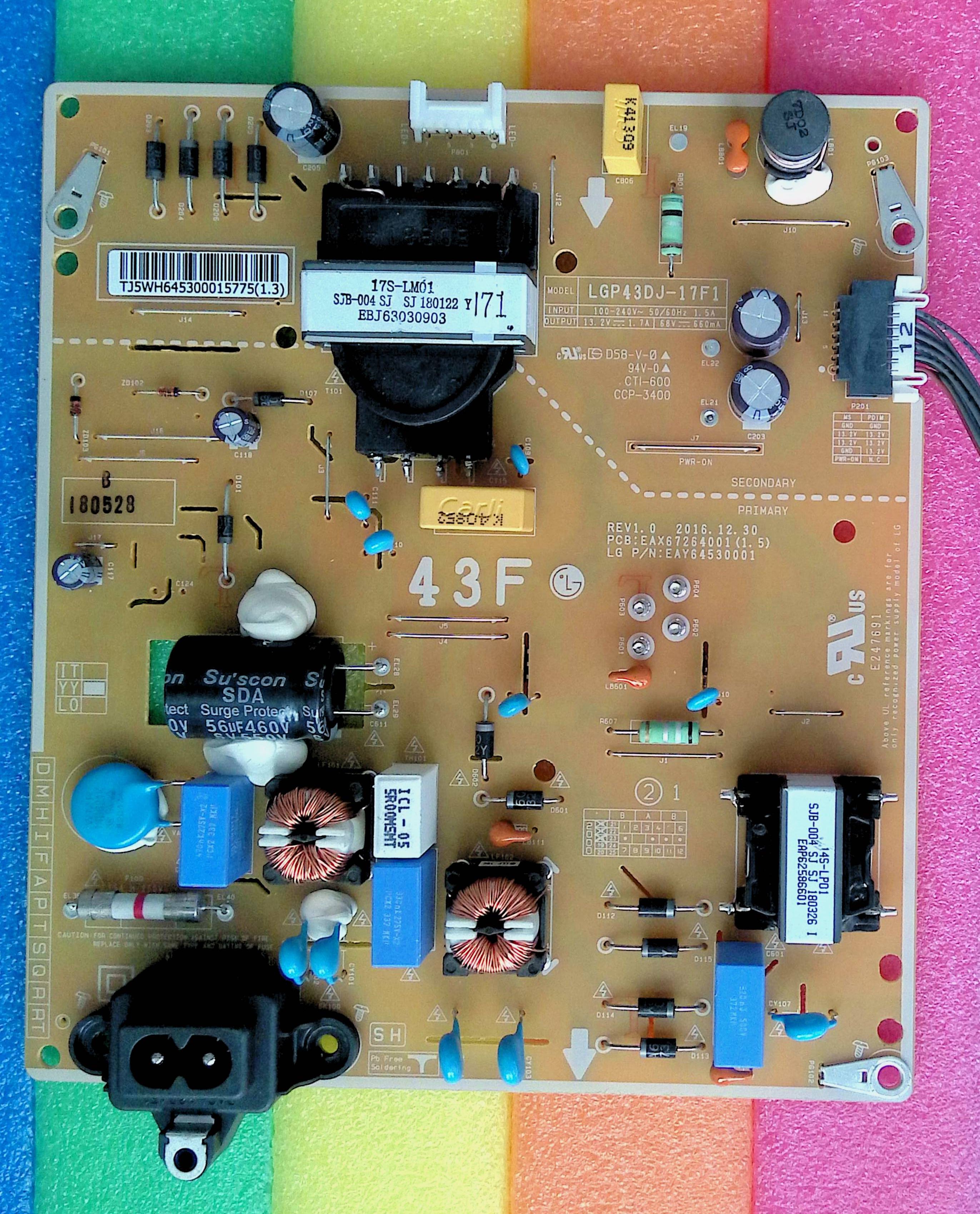 LGP43DJ-17F1 = EAX67264001 (1.5) = EAY64530001 - pozitia VK66