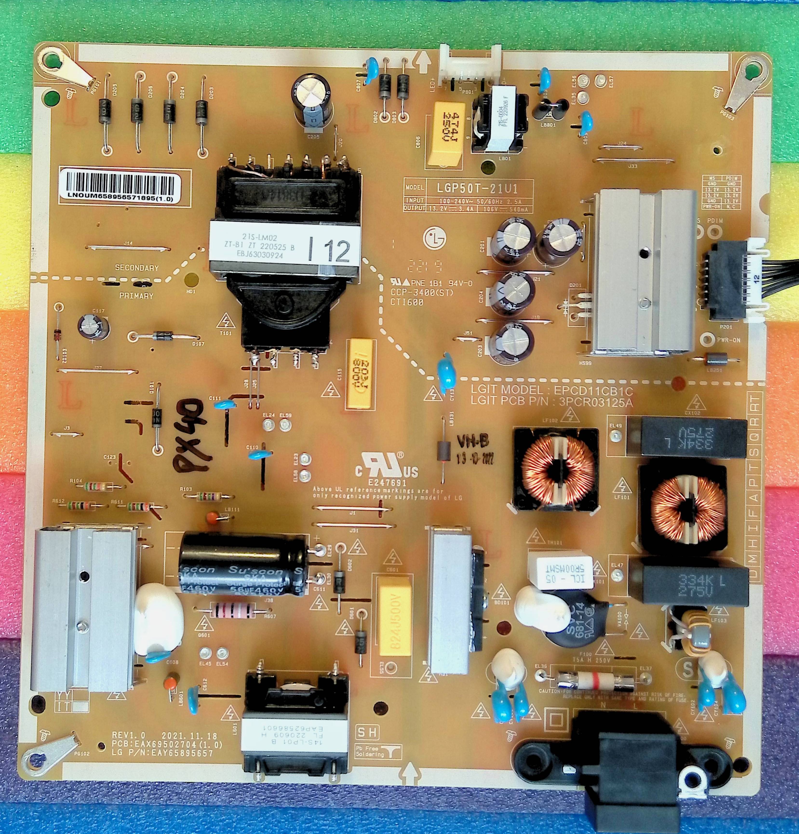 LGP50T-21U1 = EAX69502704 (1.0) = EAY65895657 = EPCD11CB1C - pozitia PX40