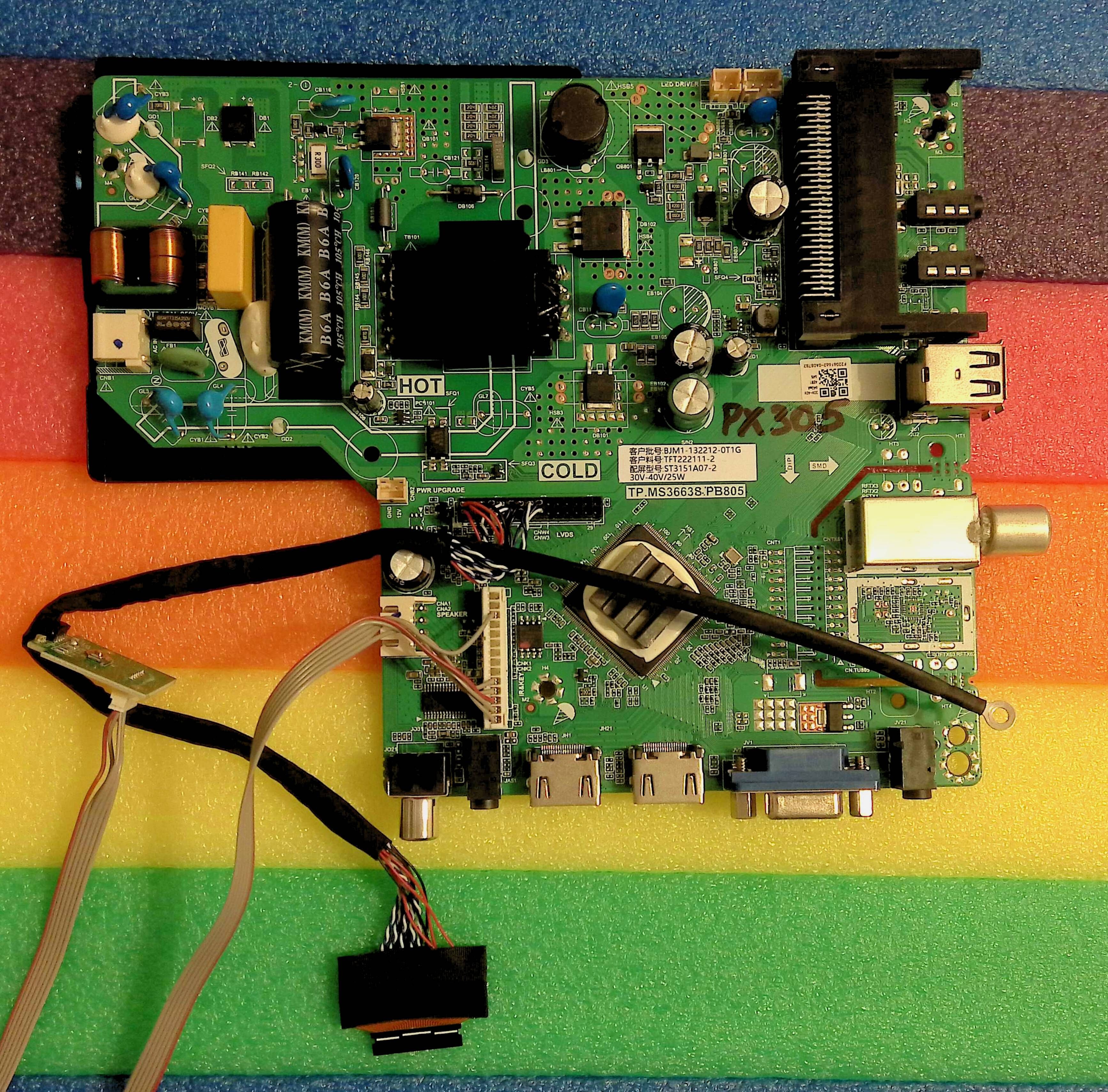 TP.MS3663S.PB805 - pozitia PX305 PX415 PX608 PX750 PX807 PX852