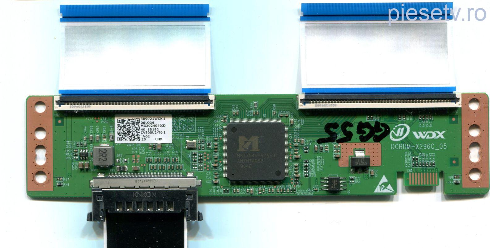 WDX DCBDM-X296C_05 CV500U2-T01 V02 2S UHD - pozitia GG55 GG126 GG127