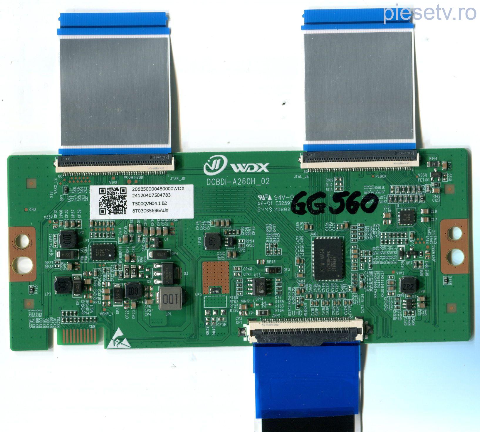 WDX DCBDI-A260H_02 T500QVN04.1 B2 - pozitia GG560