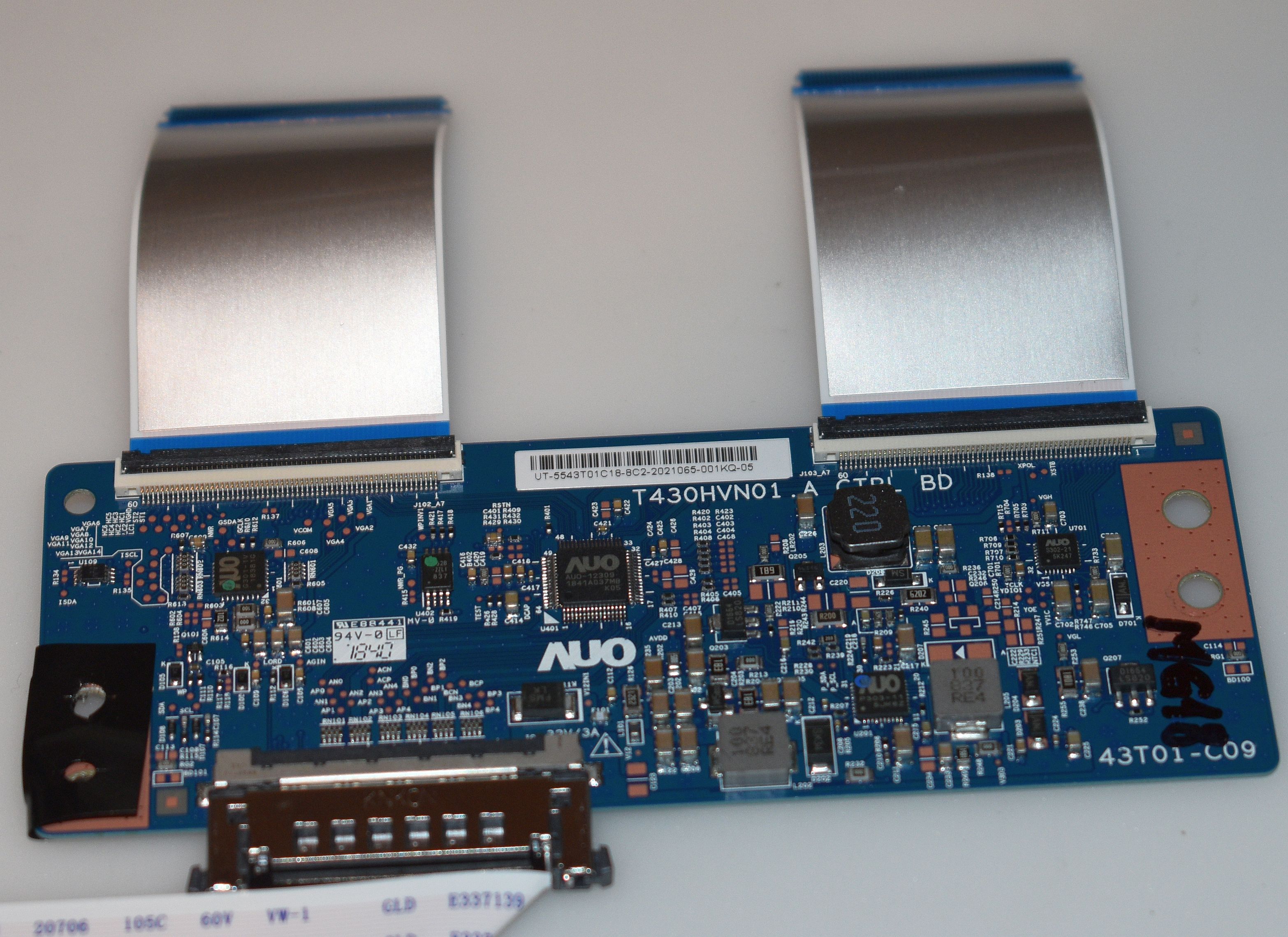 T430HVN01.A CTRL BD = 43T01-C09 = UT-5543 - pozitia MG18