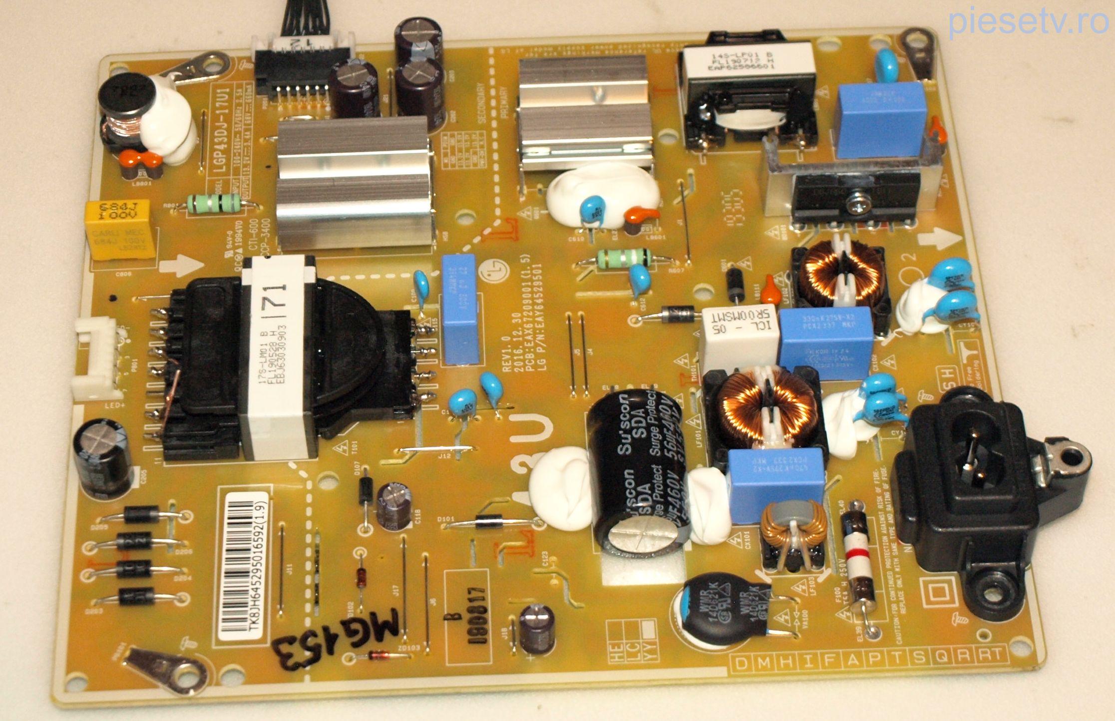 LGP43DJ-17U1 = EAX67209001 (1.5) = EAY64529501 - pozitia MG153