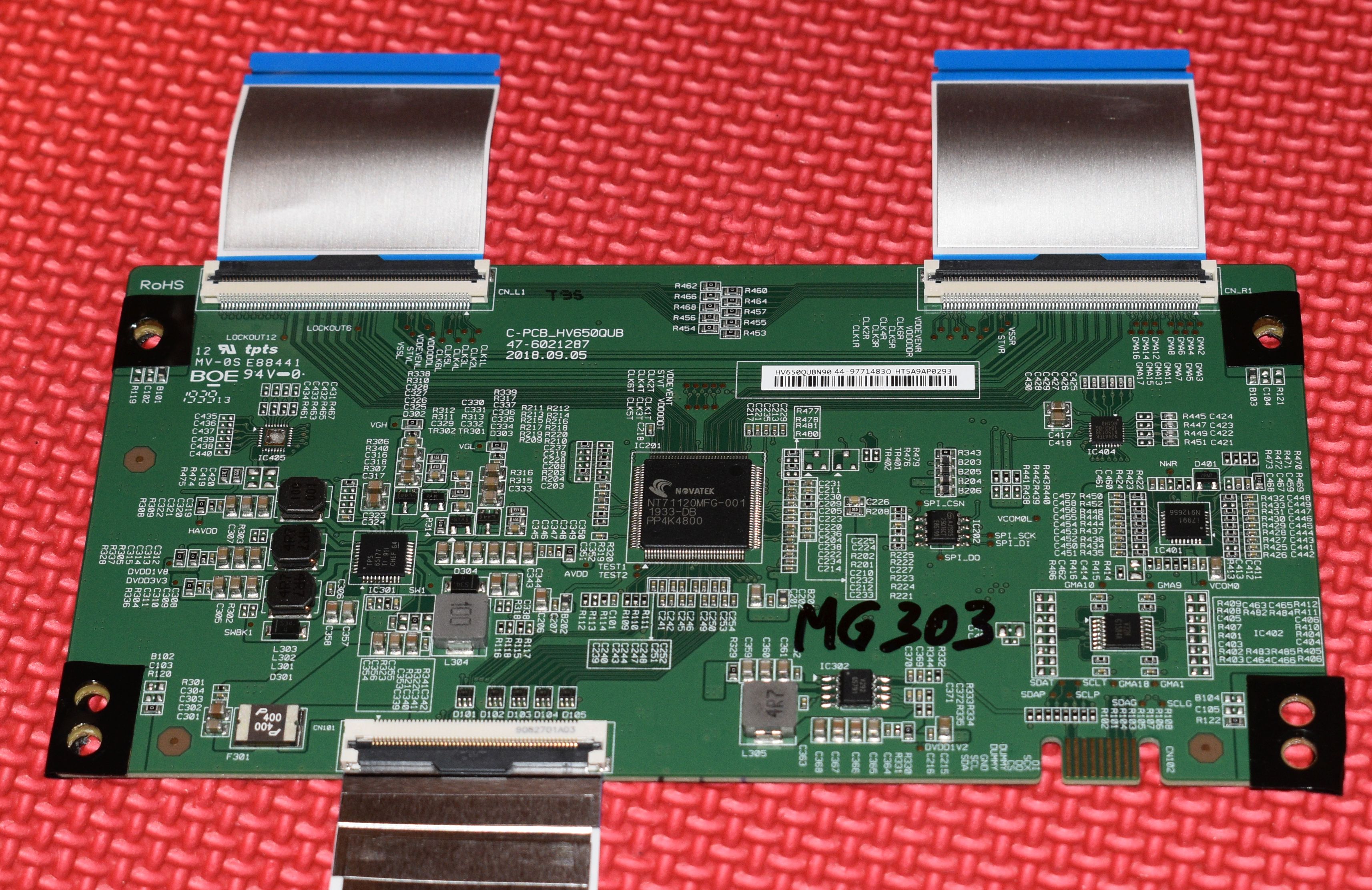 HV650QUBN90 = C-PCB-HV650QUB 47-6021287 - pozitia MG303