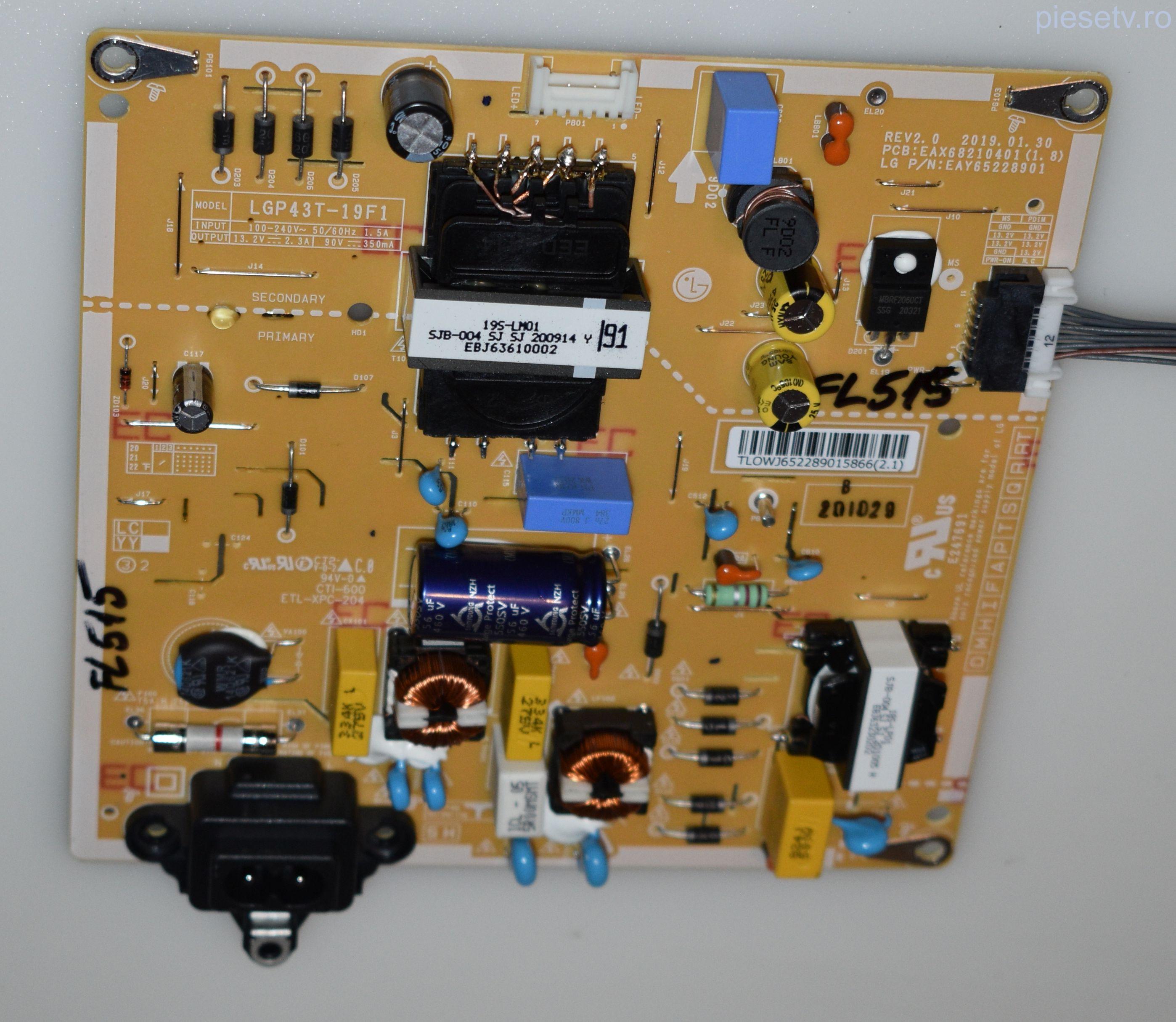 LGP43T-19F1 EAX68210401 (1.8) EAY65228901 - pozitia FL515 FL773