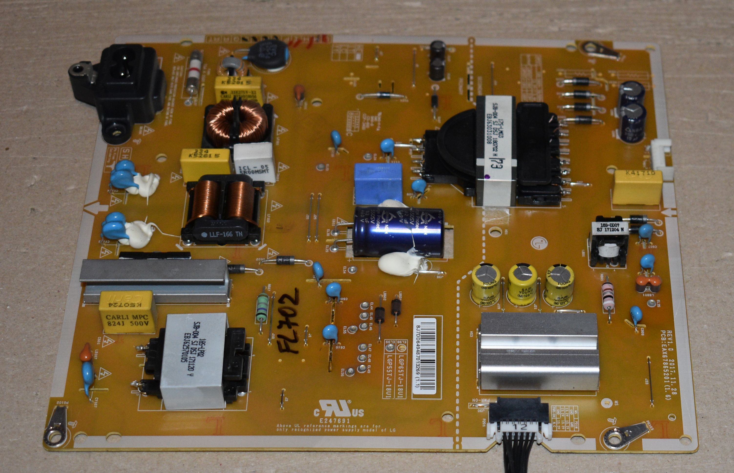 LGP55TJ-18U1 = EAX67865201 (1.6) - pozitia FL702