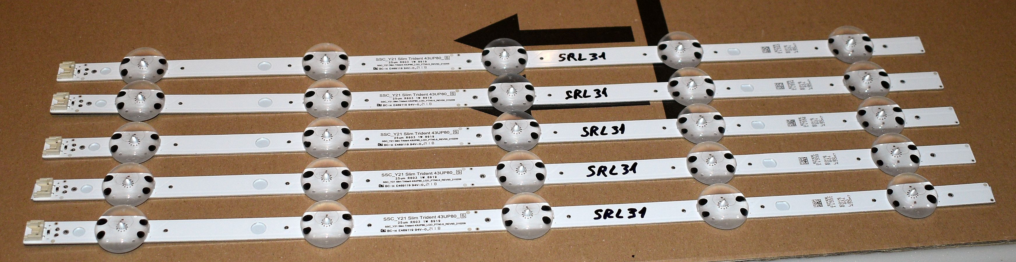 SSC_Y21 Slim Trident 43UP80_S - pozitia SRL31 SRL120