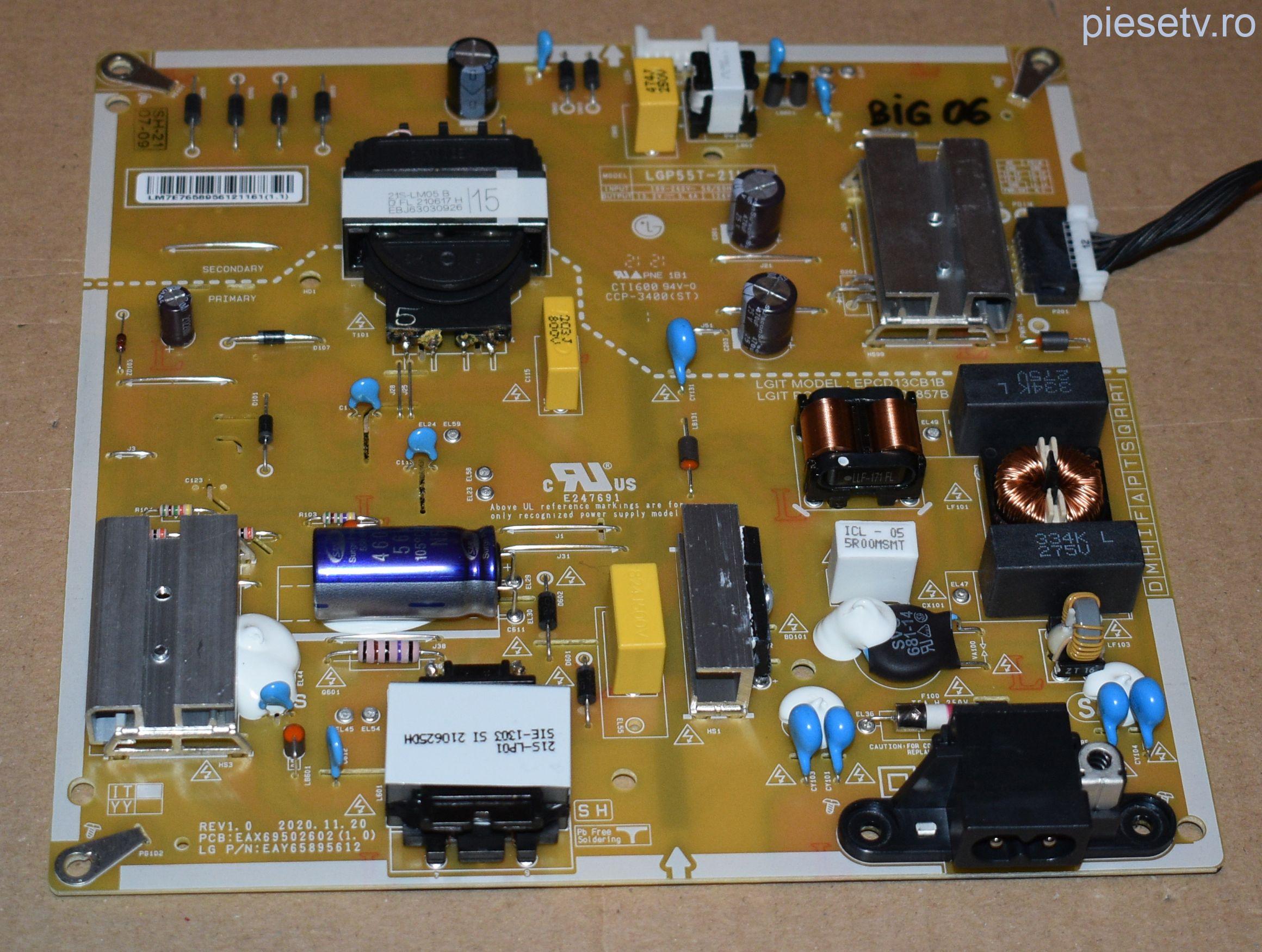 LGP55T-21U1 = EAX69502602 (1.0) = EAY65895612 = EPCD13CB1B - pozitia BIG05 BIG06