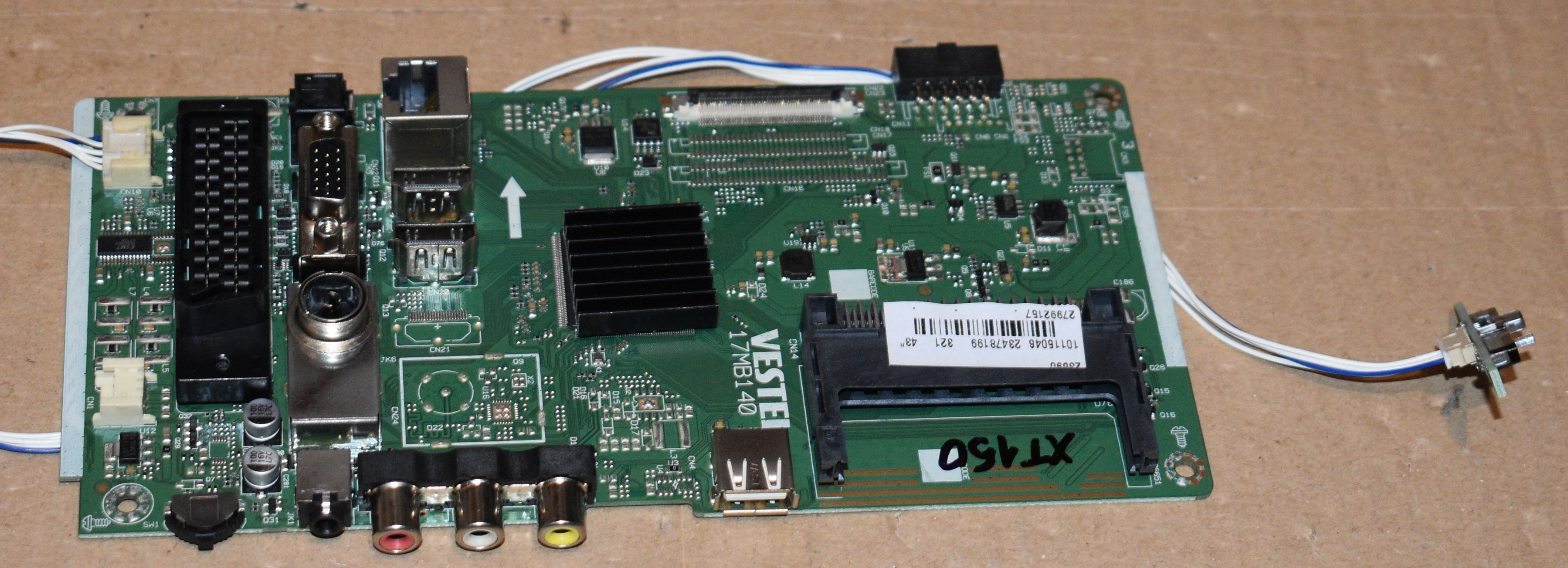 17MB140 - conector LVDS FHD clapeta - pozitia XT93 XT150