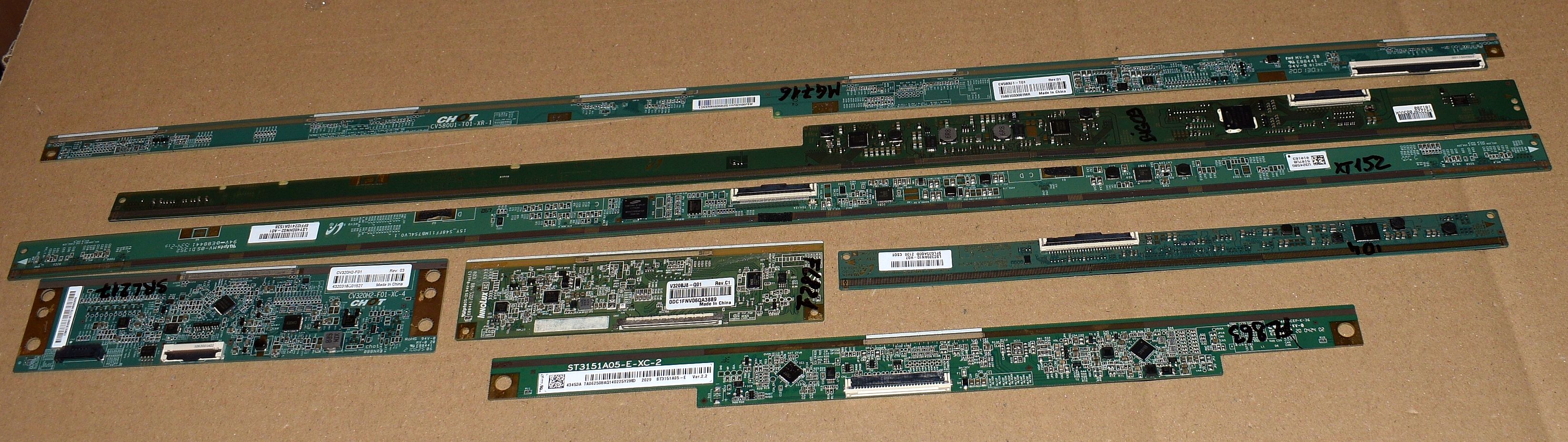 7 module TCON atasate de ecran - pentru piese - pozitia PCB09