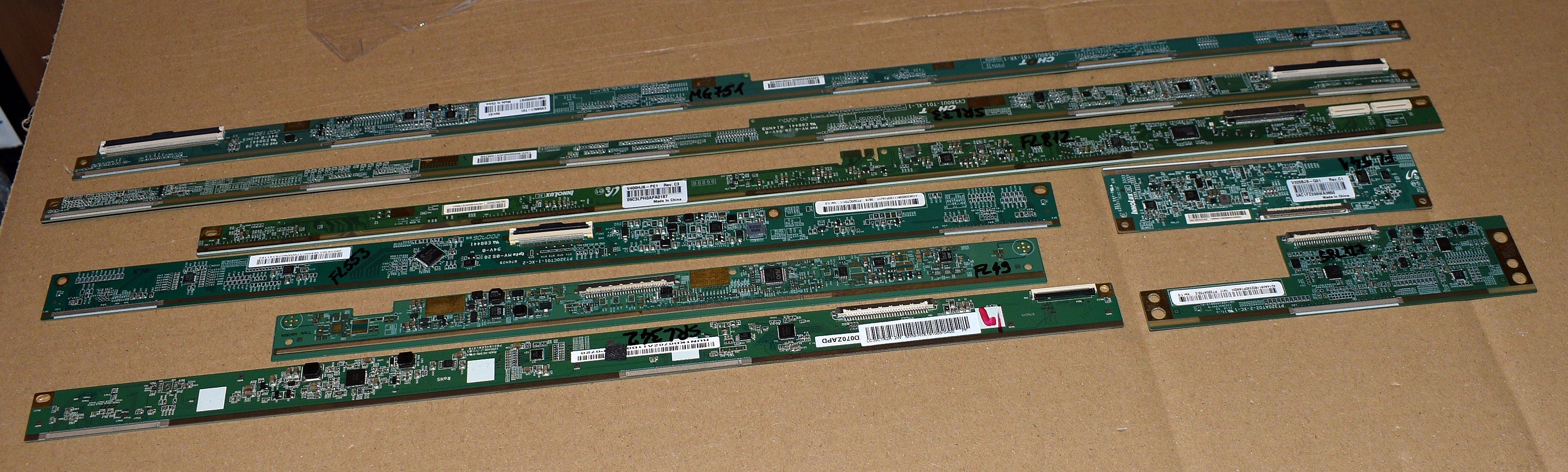 8 module TCON atasate de ecran - pentru piese - pozitia PCB30